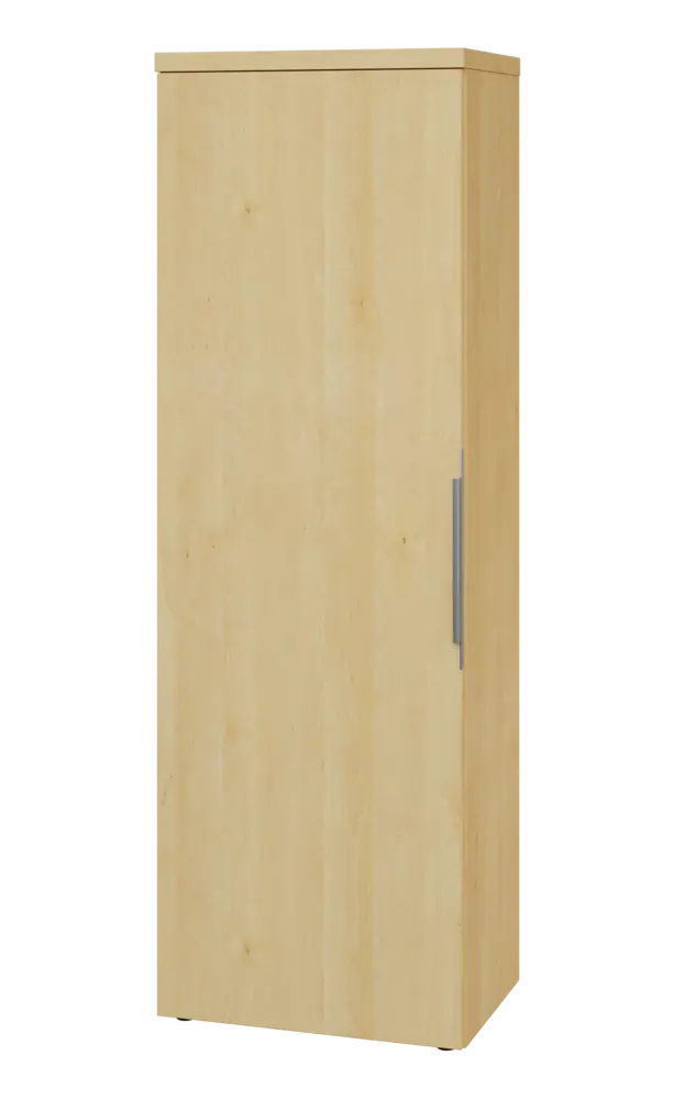 SISR 5 - 61 šatní skříň, 1-dveřová, výsuvné ramínko, levá, 1820x600x400, javor horský